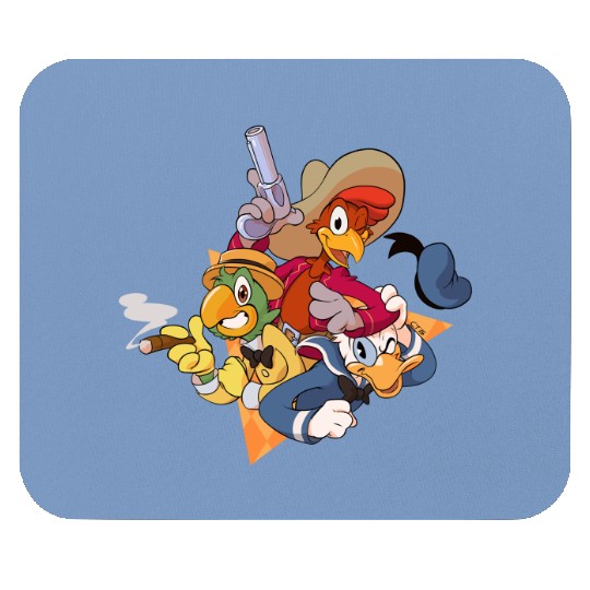 The Three Caballeros Mouse Pads, Disney Amigo Mouse Pads, 3 Amigos Mouse Pads, Donald Duck Mouse Pads