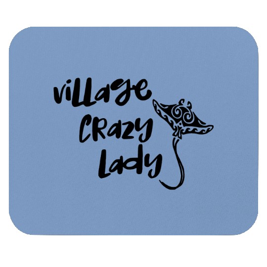 Moana Village Crazy Lady Mouse Pads, Moana Mouse Pads, DIsney Mouse Pads, Disneyland Mouse Pads