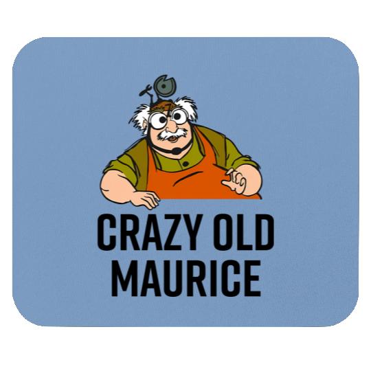 Beauty And The Beast Crazy Old Maurice Dad Mouse Pads, Funny Disney Dad Mouse Pads
