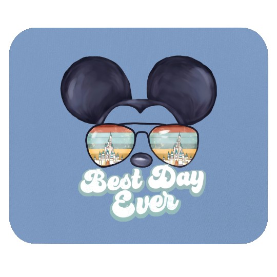 Best Day Ever Disney Vintage Mouse Pads, Disneyworld Mouse Pads Family Mickey Ears Mouse Pads