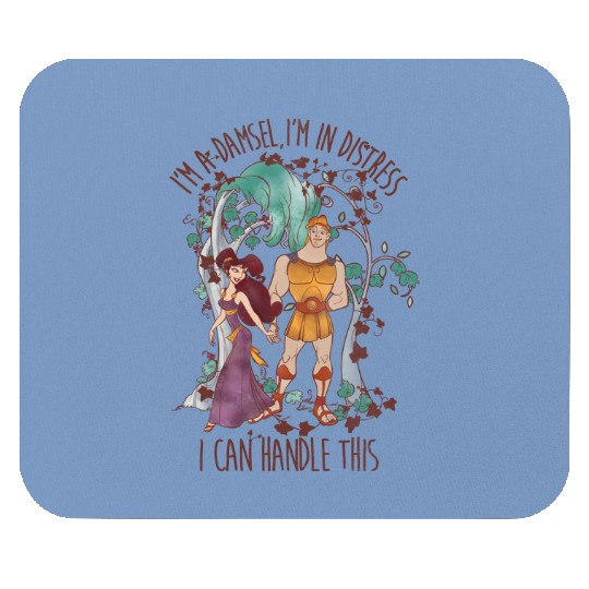 Retro Disney Hercules Meg I'm In Distress I Can Handle This Mouse Pads