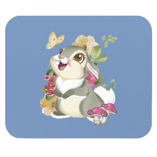Disney Bambi Thumper Vintage Floral Mouse Pads