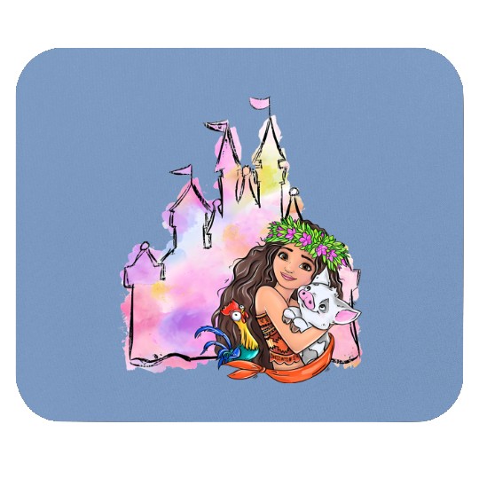 Princess Moana Mouse Pads, Moana Magic Kingdom Mouse Pads, Disney Mouse Pads, Disneyland Mouse Pads