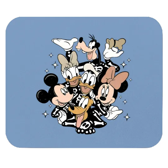 Disney Halloween Crop Top, Mickey Skeleton Crop Top Mouse Pads