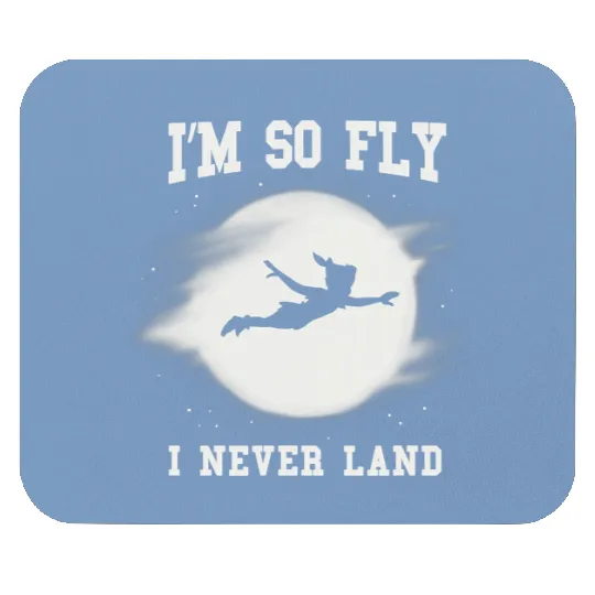 Discover Disney Peter Pan Moon Flight Never Land Mouse Pads