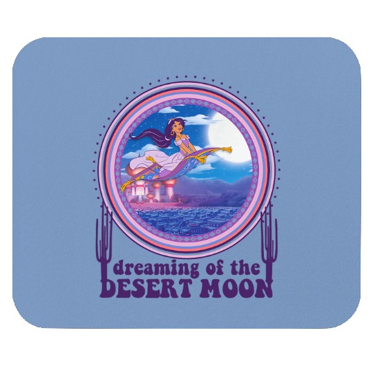 Disney Aladdin Jasmine On Magic Carpet Desert Moon Dream Mouse Pads