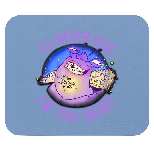 Disney Moana Tamatoa I'll Never Hide I'm Too Shiny Mouse Pads