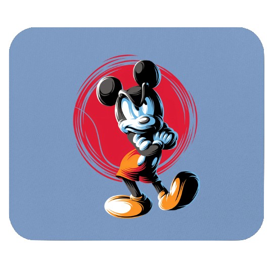 Retro Disney Mickey Angry Mouse Pads, Disney Mickeyu Mouse Mouse Pads