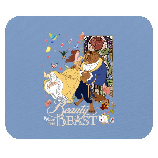 Vintage Beauty And The Beast  Mouse Pads, Disney Princess Mouse Pads