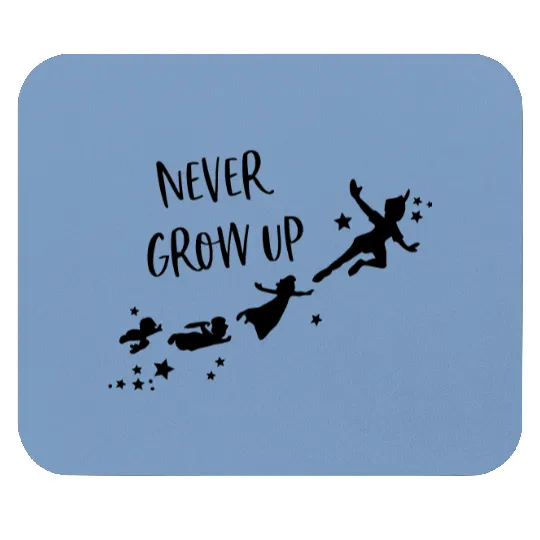 Peter Pan Mouse Pads, Disney Peter Pan Mouse Pads, Never Grow Up Disney Peter Pan Tinkerbell Mouse Pads