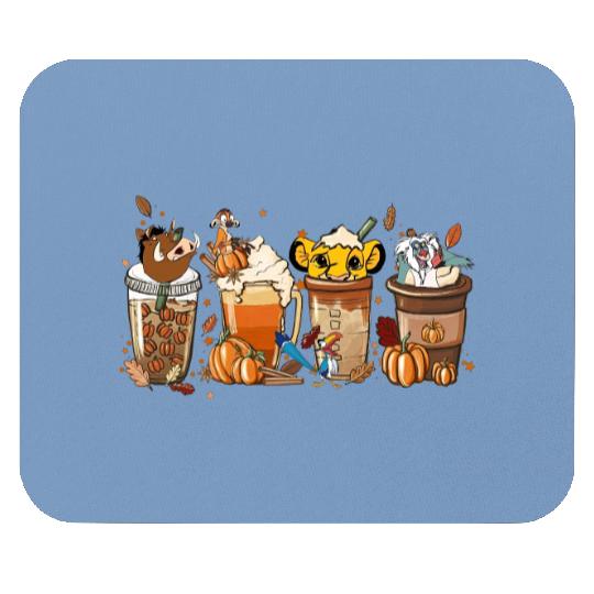 Lion King Latte Coffee Halloween Mouse Pads, Disney Halloween Coffee Sweater