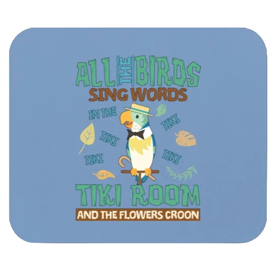 Retro Disneyland Enchanted Tiki Room Mouse Pads