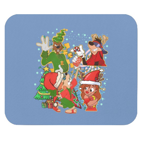 Retro 90s Disney Goofy Movie Mouse Pads, Goofy Movie Characters Mouse Pads, Max Goofy, Roxanne, Powerline, Disneyland Christmas Mouse Pads