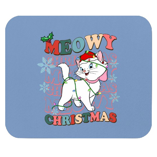 Disney Aristocats Santa Marie Cat Christmas Lights Costume Mouse Pads