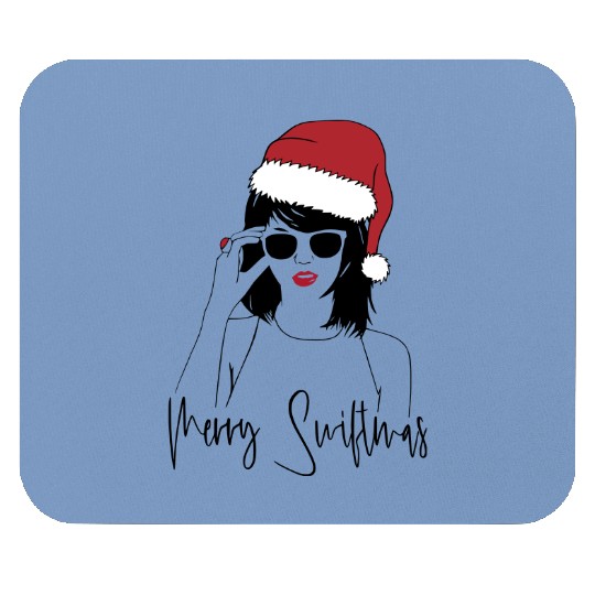 Discover Merry Swiftmas Taylor Christmas Mouse Pads