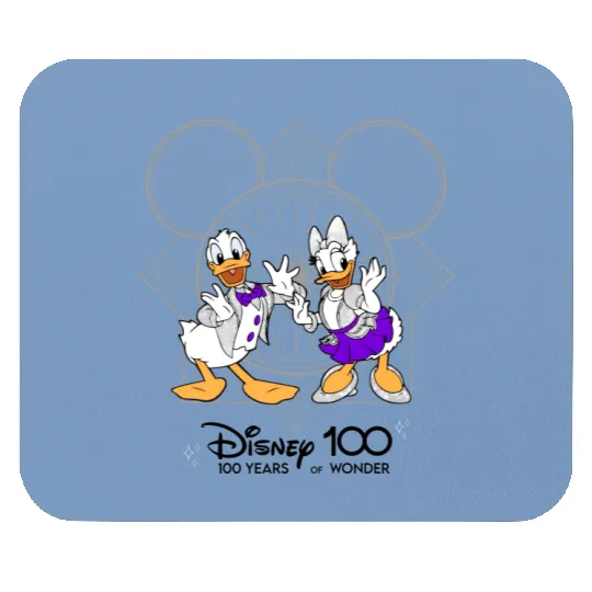 Disney 100 Years of Wonder Zip Mouse Pads, Donald And Daisy Duck Zip Mouse Pads