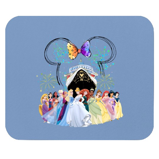 Disney Cruise Princess Mouse Pads, Disney Princess Mouse Pads, Disney Cruise Line 25th Anniversary Mouse Pads