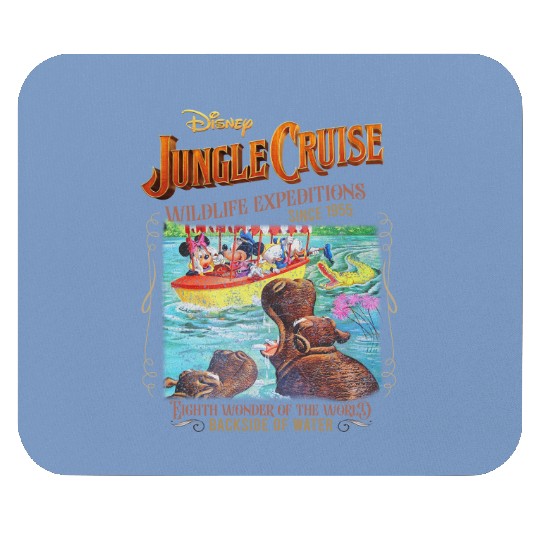 Jungle Cruise Mouse Pads,  Mouse Pads, Mickey and Friends Mouse Pads, Disney Park Mouse Pads, Disney Jungle Cruise Ride, Disneyland Trip Mouse Pads