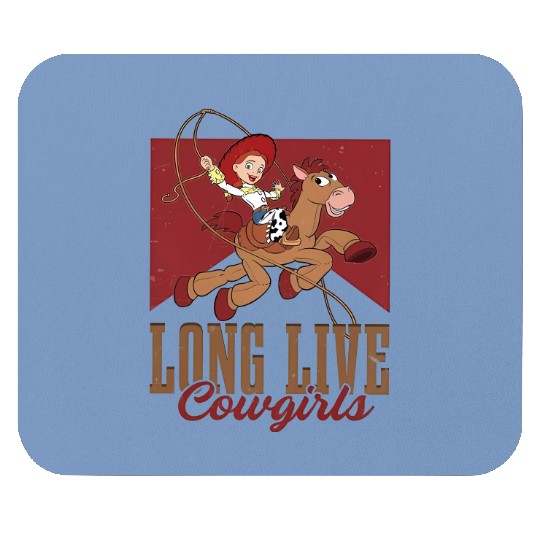Retro Disney Toy Story Jessie Mouse Pads Long Live Cowgirls Mouse Pads, Toy Story Jessie and Bullseye Mouse Pads