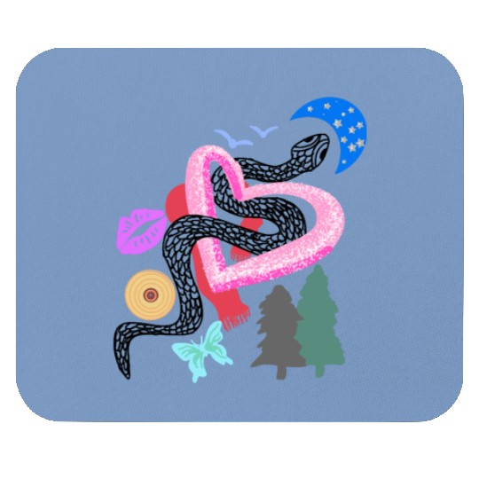 TaylorSwift eras inspired logo Mouse Pads