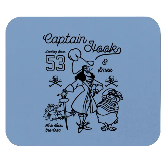 Disney Peter Pan Captain Hook And Mr. Smee Mouse Pads