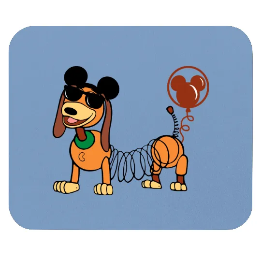 Toy Story Slinky Dog Mouse Pads, Disney Toy Story Mouse Pads, Mickey Ears Slinky Dog
