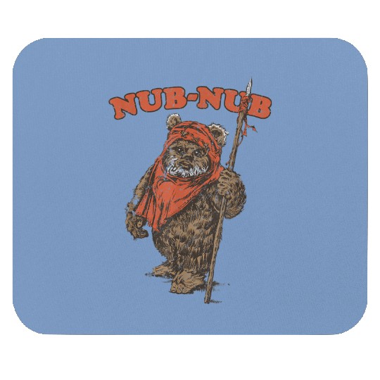 Disney Star Wars Mouse Pads, Vintage Nub-Nub Ewok Camp Mouse Pads, Wicket Ewoks Mouse Pads, Forest Summer Camp Mouse Pads