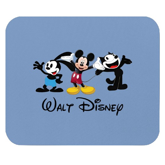 Julius the Cat Oswald the Lucky Rabbit Mickey Mouse Mouse Pads, Disney Trip Mouse Pads