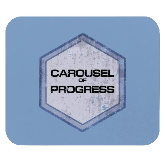 Vintage Distressed Carousel of Progress - Disney - Mouse Pads