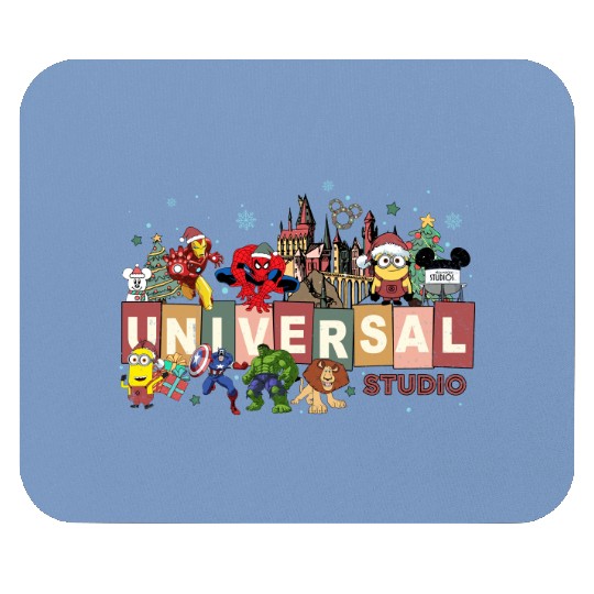 Universal Studios Christmas Mouse Pads, Disneyland Christmas Mouse Pads
