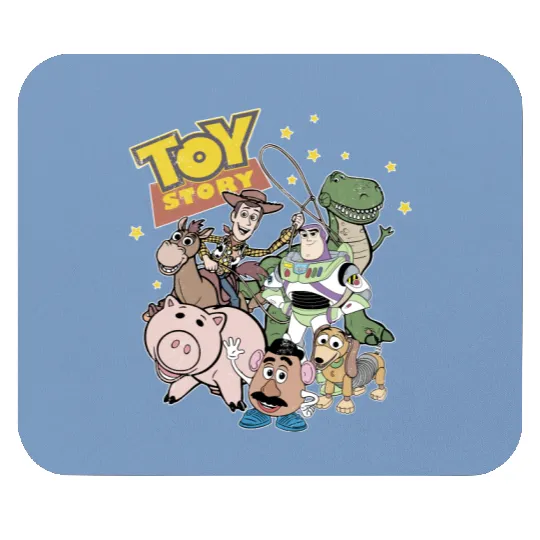 Retro Disney Toy Story Mouse Pads, Vintage Toy Story Mouse Pads, Woody and Buzz Lightyear, You've Got A Friend In Me Mouse Pads