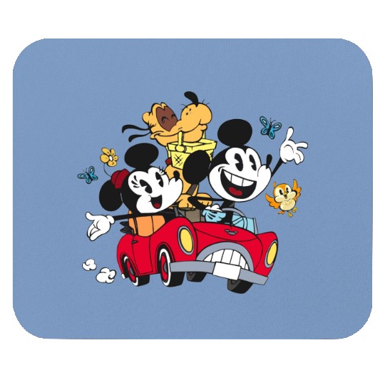Discover Pluto Runaway Railway Mouse Pads Mickey Minnie Pluto Drive Car Mouse Pads Disney Family Mouse Pads Great Gift Ideas Men Women
