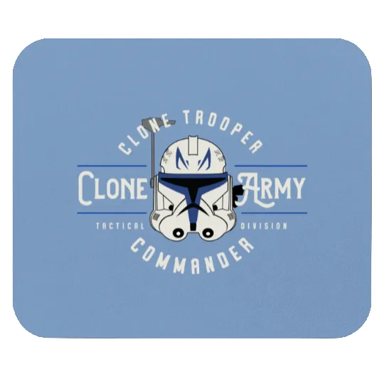 Star Wars Rex Clone Wars Clone Army Commander Emblem Mouse Pads, Vintage Disney Star Wars Mouse Pads, Clone Trooper Star Wars Mouse Pads