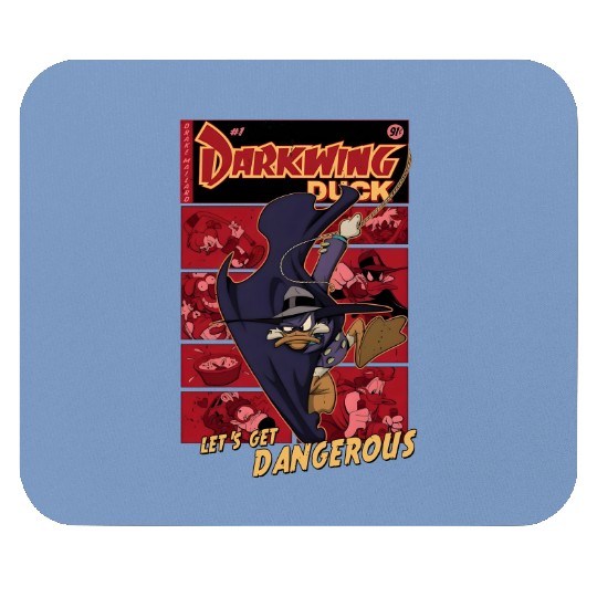 The Darkwing Duck Let's Get Dangerous Disney Mouse Pads / Vintage Ducktales Mouse Pads / Magic Kingdom / Disney World Disneyland Family