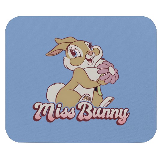 Disney Bambi Miss Bunny Floral Portrait Mouse Pads, Flower And Thumper Mouse Pads