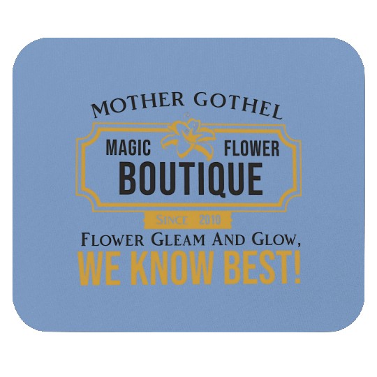 Tangled Mouse Pads, Mother Gothel Magic Flower Boutique, Disney Rapunzel Logo, Disney Villains Birthday Costume Cosplay, Disney Halloween Mouse Pads