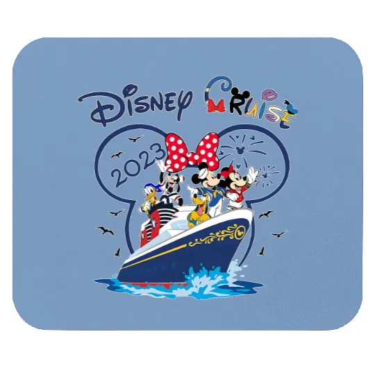 Disney Cruise Family Vacation 2023 Mouse Pads, Disney Cruise Group Mouse Pads
