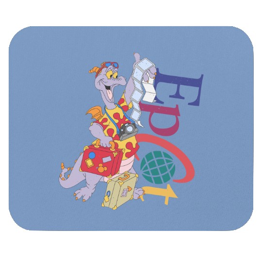 Retro Disney Figment Epcot  Mouse Pads, Figment Epcot Center Mouse Pads