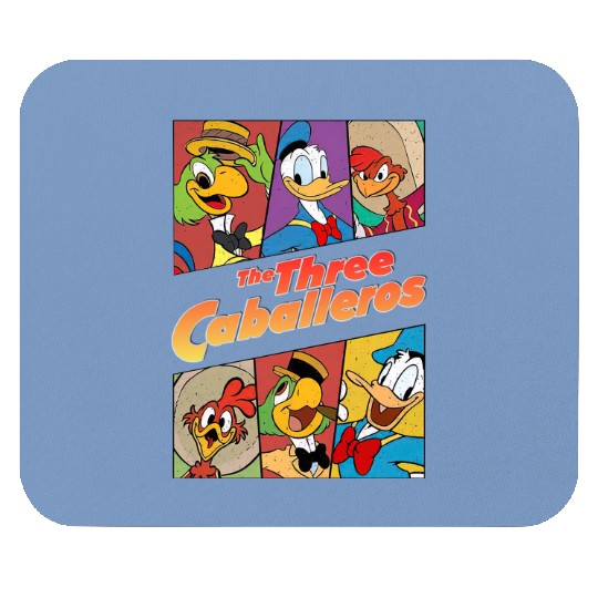 Disney The Three Caballeros All Characters Retro Mouse Pads, Animal Kingdom