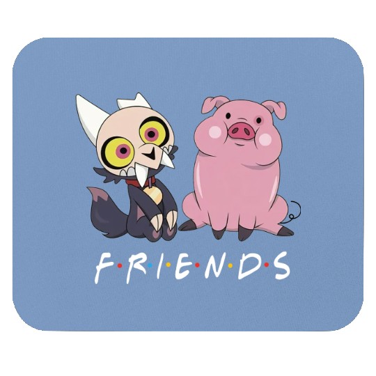 Disney Channel Gravity Falls Waddles & King The Owl House Friends Mouse Pads
