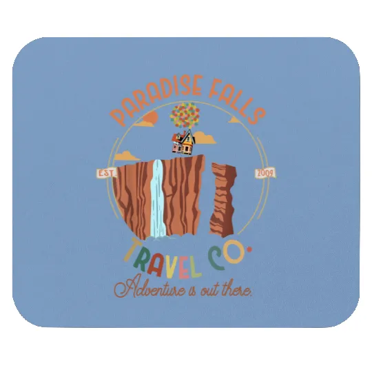 Disney Pixar Up Movie Mouse Pads, Pixar Up Movie, Paradise Falls Travel Co Mouse Pads