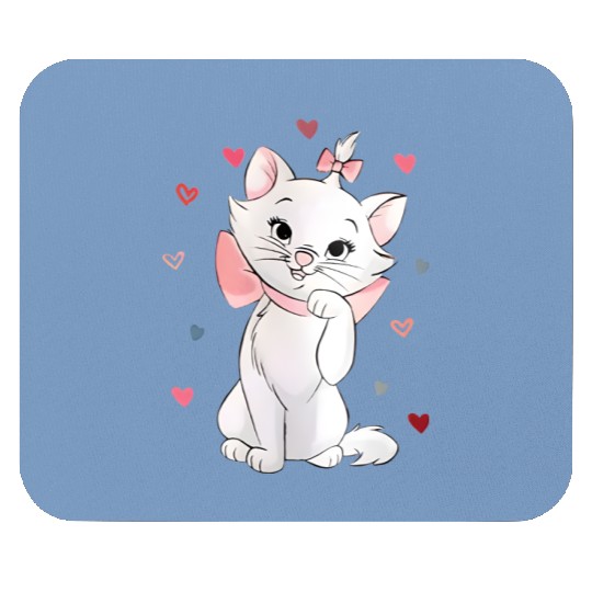Disney Marie Cat Heart Mouse Pads, Disney The Aristocats Mouse Pads