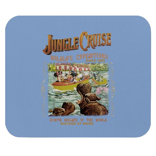 Disney Mouse Pads, Vintage Disney Jungle Cruise Ride Mouse Pads