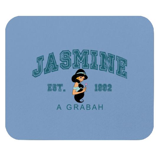 Jasmine Princess Mouse Pads, Jasmine Est 1992 Mouse Pads, Disney Princess Mouse Pads, Jasmine Disney Mouse Pads, Disney Character Mouse Pads.