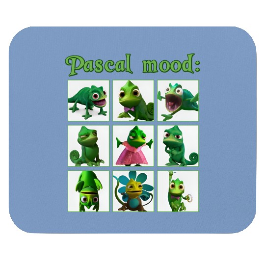 Disney Tangled Pascal Mood Rapunzel Emotion Of Pasca Unisex Mouse Pads