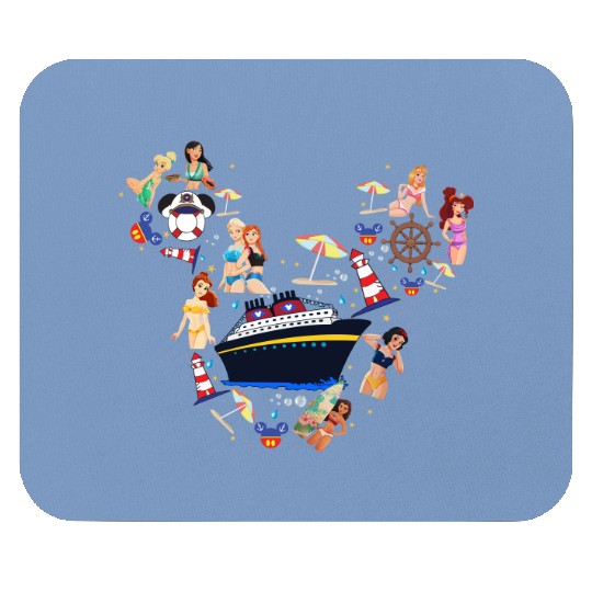 Disney Cruise Princess Mouse Pads, Magical Cruisin Princess Mouse Pads