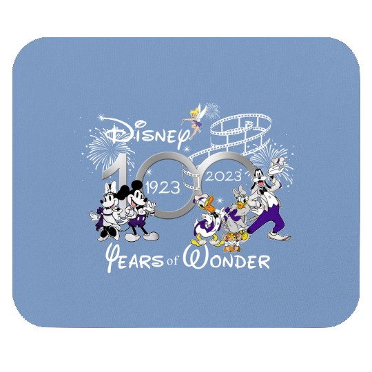 Disney 100 Years of Wonder Mouse Pads, Disney Trip 2023 Mouse Pads