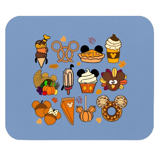 Disney Snacks Mouse Pads, Disney Life Mouse Pads, Disney Food n Drink, Mickey Waffle Mouse Pads