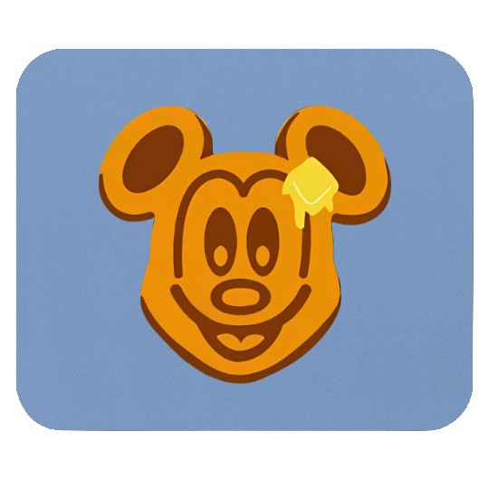 Mickey Mouse Waffle Mouse Pads, Disney Food Mouse Pads, Adult Disney Mouse Pads