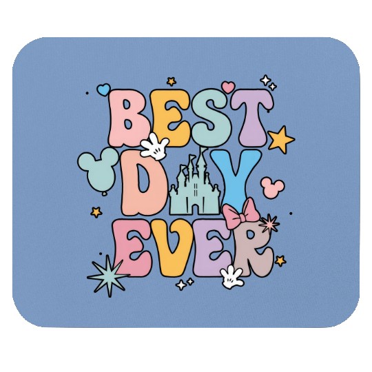 Disney Best Day Ever Mouse Pads, Disneyworld Family Mouse Pads, Disney Vacation Mouse Pads